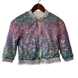 Young Hearts Full ZIp Sequin Jacket